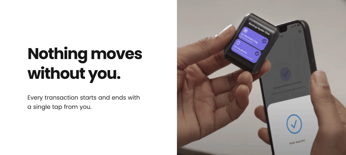 Nothing moves without you.
